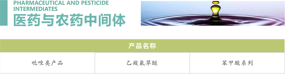 医药与农药中间体厂家